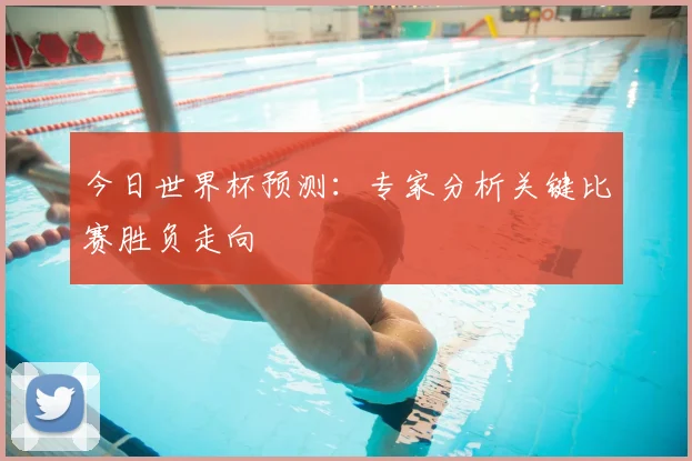 今日世界杯预测:专家分析关键比赛胜负走向